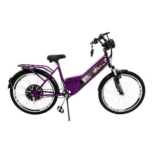 Bicicleta Elétrica Duos Confort 800 Watts Violeta