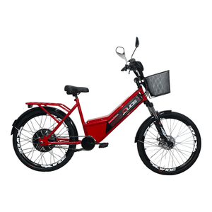 Bicicleta Eletrica Duos Confort SB Litio Aro 26 Vermelha