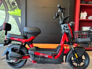 Bicicleta Elétrica Duos Eko-5 Aro 14 500 Watts Vermelho