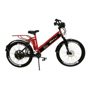 Bicicleta Elétrica Duos Full Aro 26 800 Watts Vermelho