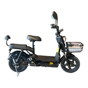 Bicicleta Elétrica Joy Plus Aro 14 500W 48V - 12A Preto e Branco