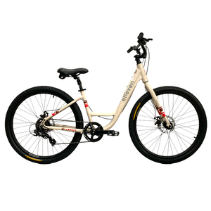 Bicicleta Elleven Venice Aro 27,5 Creme e Vermelho