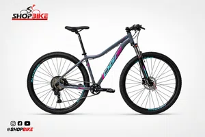 Bicicleta Float Essa 5.0 A29 Shimano 8v Grafite/Rosa/Azul