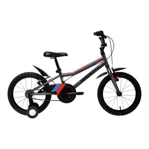 Bicicleta Groove Ragga Aro 16 2023 Grafite e Azul e Vermelho