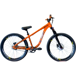 Bicicleta Hupi Aro 26 Naja v9 Laranja e Preto