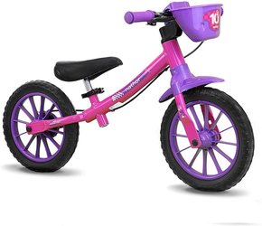 Bicicleta Nathor Balance Aro 12 Rosa