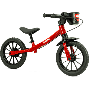 Bicicleta Nathor Balance Caloi Vermelha 02 Aro 12 Vermelho