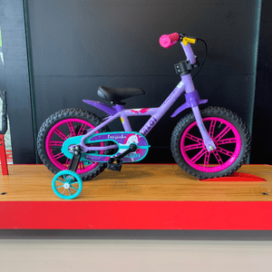 Bicicleta Nathor Cecizinha Aro 14 Lilas e Rosa