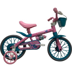 Bicicleta Nathor Charm Aro 12 Rosa e Azul