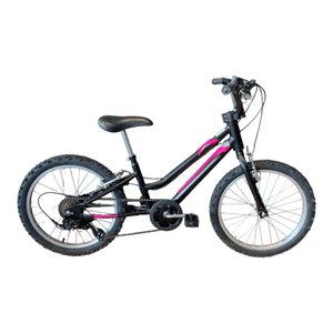 Bicicleta Nathor Harmony Aro 20 Tourney 6v Preto e Rosa