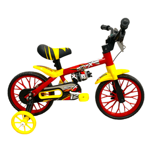 Bicicleta Nathor Motor X Aro 12 Vermelho e Preto