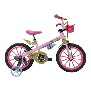Bicicleta Nathor Princesas Aro 16 Rosa