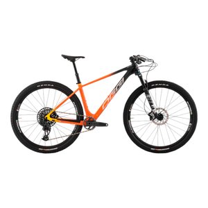 Bicicleta Oggi Agile Pro Carbon Aro 29 GX AXS 12v 2023 Laranja e Preto e Amarelo