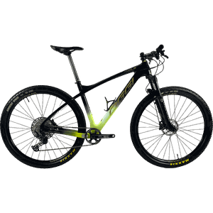 Bicicleta Oggi Agile Sport Aro 29 Deore 12v Preto e Amarelo - Seminova