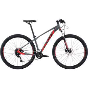 Bicicleta Oggi Big Wheel 7.0 Aro 29 Alivio 18v 2022 Grafite e Vermelho e Preto