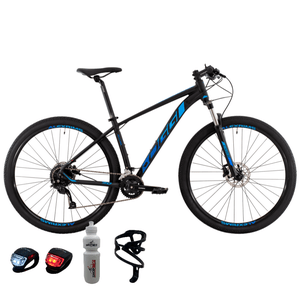Bicicleta Oggi Big Wheel 7.0 Aro 29 Alivio 18v 2022 Preto e Azul
