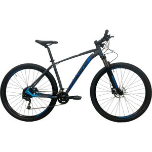 Bicicleta Oggi Big Wheel 7.0 Aro 29 Deore 18v Grafite e Azul e Preto