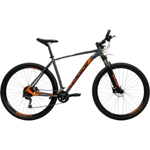 Bicicleta Oggi Big Wheel 7.0 Aro 29 Deore 18v Grafite e Laranja e Preto
