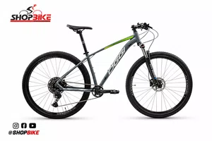 Bicicleta Oggi Big Wheel 7.1 Aro 29 Cues 10v 2026 Grafite, Verde e Amarelo