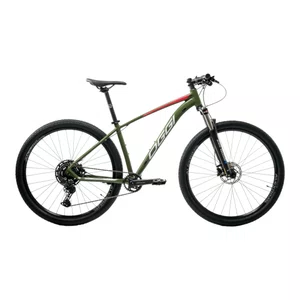 Bicicleta Oggi Big Wheel 7.1 Aro 29 Cues 10v 2026 Verde, Vermelho e Cinza