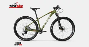 Bicicleta Oggi Big Wheel 7.2 A29 Deore 12v 2026 Verde/Vermelho/Cinza