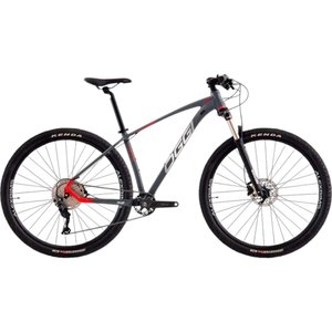 Bicicleta Oggi Big Wheel 7.2 Aro 29 Deore 12v 2024 Grafite e Vermelho e Cinza Bicicleta Oggi Big Wheel 7.2 Aro 29 Deore 12v 2024 Grafite e Vermelho e Cinza