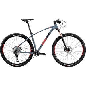 Bicicleta Oggi Big Wheel 7.2 Aro 29 Shimano Deore 11v 2022 Grafite e Vermelho e Preto