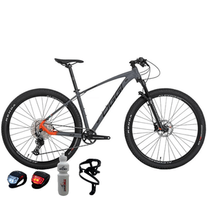 Bicicleta Oggi Big Wheel 7.3 Aro 29 Deore 12v 2022 Grafite e Laranja e Preto