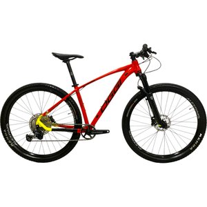 Bicicleta Oggi Big Wheel 7.3 Aro 29 Deore 12v Vermelho e Amarelo - Seminova