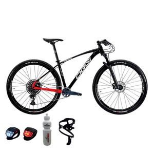 Bicicleta Oggi Big Wheel 7.6 Aro 29 Sram GX 12v 2022 Preto e Vermelho e Cinza