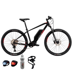 Bicicleta Oggi Big Wheel 8.3 Aro 29 Deore 11v 2022 Preto e Vermelho e Cinza