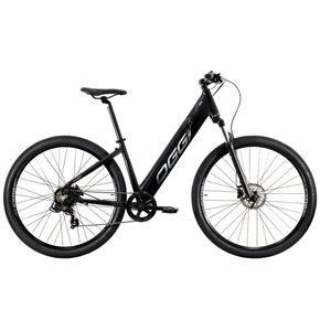 Bicicleta Oggi E-Bike Flex 200 Tourney 7v Preto e Grafite
