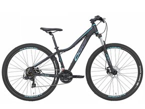 Bicicleta Oggi Float Sport Aro 29 Tourney 21v Preto e Azul e Rosa