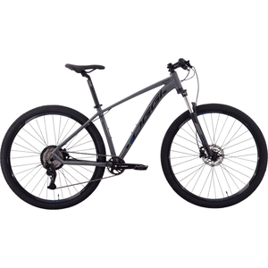Bicicleta Oggi Hacker HDS Aro 29 Essa 8V Grafite e Azul e Preto