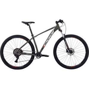 Bicicleta Oggi Hacker HDS Aro 29 Tourney 24V Verde e Laranja e Preto