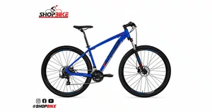 Bicicleta Oggi Hacker Sport Aro 29 Tourney 21v 2024 Azul e Vermelho e Preto