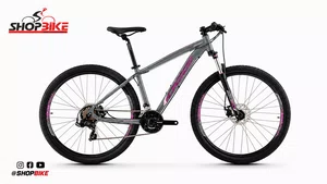 Bicicleta Oggi Hacker Sport Aro 29 Tourney 21v 2024 Grafite e Rosa e Preto