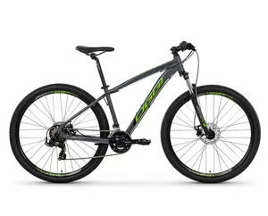 Bicicleta Oggi Hacker Sport Aro 29 Tourney 21v 2024 Grafite e Verde e Preto