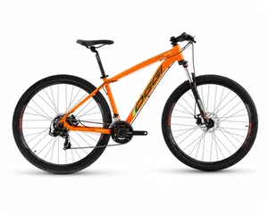Bicicleta Oggi Hacker Sport Aro 29 Tourney 21v 2024 Laranja e Verde e Preto