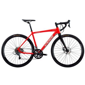 Bicicleta Oggi Velloce Disc Aro 700 Claris 16v Vermelho e Grafite e Branco