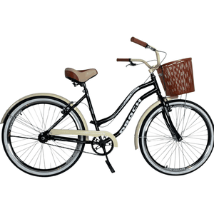 Bicicleta Oroch Vbreak Beach Aro 26 Preto e Bege