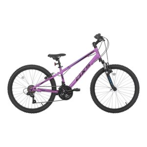 Bicicleta OXS Glide 100 Aro 24 Shimano 21v Rosa e Preto e Azul