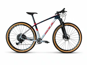 Bicicleta Seminova A29 Soul Vesuvio Sram Gx 12V T-17 Prata/Azul/Vermelho