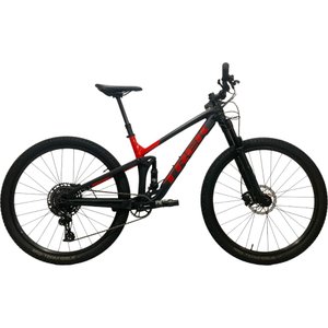 Bicicleta Trek Top Fuel 8 Aro 29 NX 12v Preto e Vermelho - Seminova
