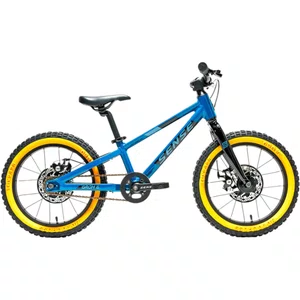 Bicicleta Sense Grom Aro 16 Aqua e Preto