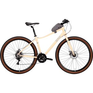 Bicicleta Sense Move Fitness Aro 29 Tourney 21v Creme e Aqua