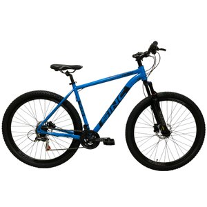 Bicicleta Sinc Tempo Aro 29 Tourney 21v Azul e Preto