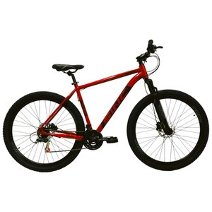 Bicicleta Sinc Tempo Aro 29 Tourney 21v Vermelho e Preto