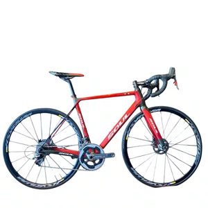 Bicicleta Soul 3r3 Ultra Light Ded Aro 700 22v Vermelho e Preto - Seminova
