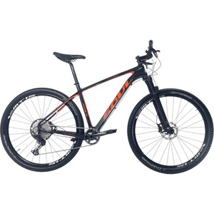 Bicicleta Soul Magma HT 229 Carbon Aro 29 Deore 12v Azul Marinho e Laranja - Seminova